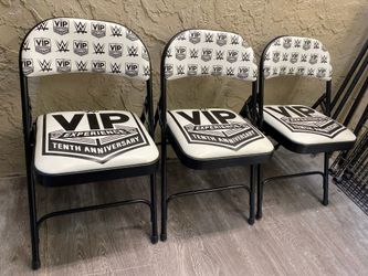 WWE Rare VIP Experience 2023 Ringside Chairs - WWE VIP Padded Folding Chair - $95 EACH 😎 - See My Items 