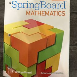 Springboard Mathematics Course 1 Student Edition- No Writing In It. Likely 6th Grade Level $15