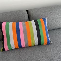 IKEA Pillow. Colorful Stripe Modern. 