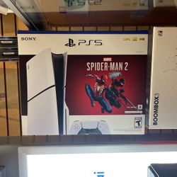 PlayStation 5 Slim Disk With Spider-Man 2 