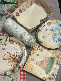 Party Supplies Vintage Pooh