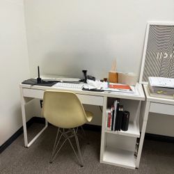 IKEA MICKE DESK WITH STORAGE