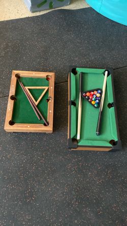 Two Small Fully Complete Pool Tables Great Condition 