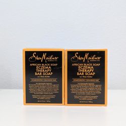 SheaMoisture African Black Soap Eczema Therapy Bar Soap, 5oz