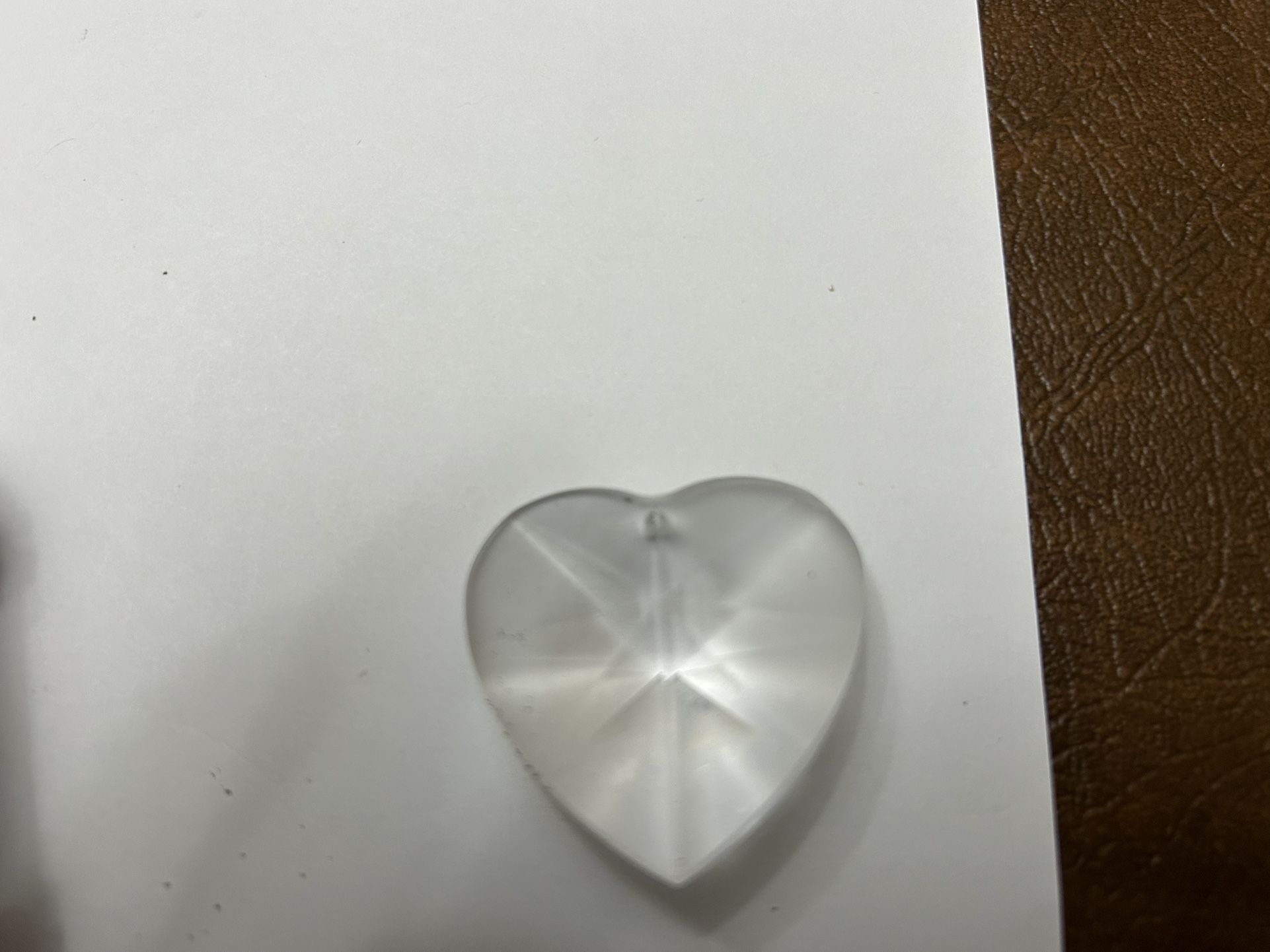 Glass Heart Pendant