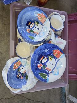 Dishes Plates Bowls Etc Christmas