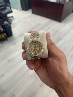 Rolex Datejust 116233 Diamond Arabic Dial Diamond Bezel and Band 18K Steel 2004