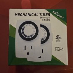 Pair of Mechanical Timers for Lights, other electronics