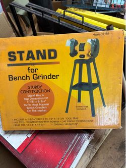 Stand for bench grinder