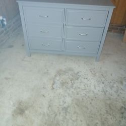 Gray Chest Of Drawers/Dresser