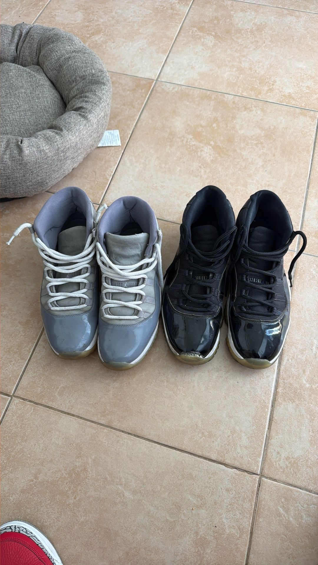 Jordan 11 - Cool Grey Sz 11 & Space Jam Sz 13