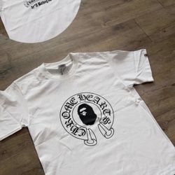 chrome hearts bape tee
