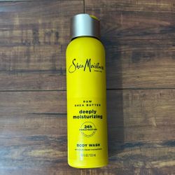 Shea Moisture RAW SHEA BUTTER Deeply Moisturizing Body Wash With PLANT-BASED Moisturizers: 18 oz  ($10 Each or 2 For $18)
