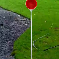 4ft Red Reflective Parking Marker Stick