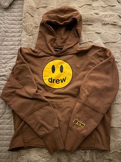 Drew House Smiley Face Hoodie Brown