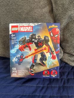 New Lego spider man Miles Morales Mech vs. Spider-Man 2099 (76337)