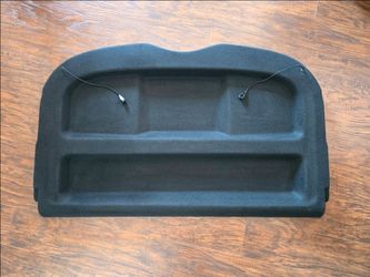 Nissan Rogue Rear Trunk Cargo Organizer Tray – Black Molded Storage Compartment