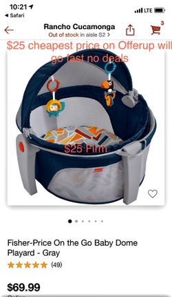 Fisher price on the go baby dome perfect for outdoor