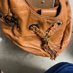 Very Nice Leather MK In Camel Color Purse 