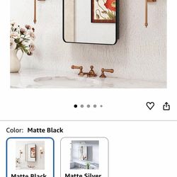 Black medicine cabinet