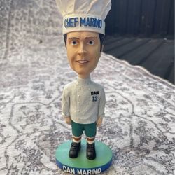 Dan Marino Chef Bobble Head Limited Edition Miami Dolphins NFL Vintage