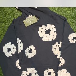 Navy Blue Denim Tears Hoodie 