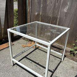 Outdoor Glass Top Table