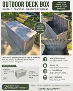 Deck box