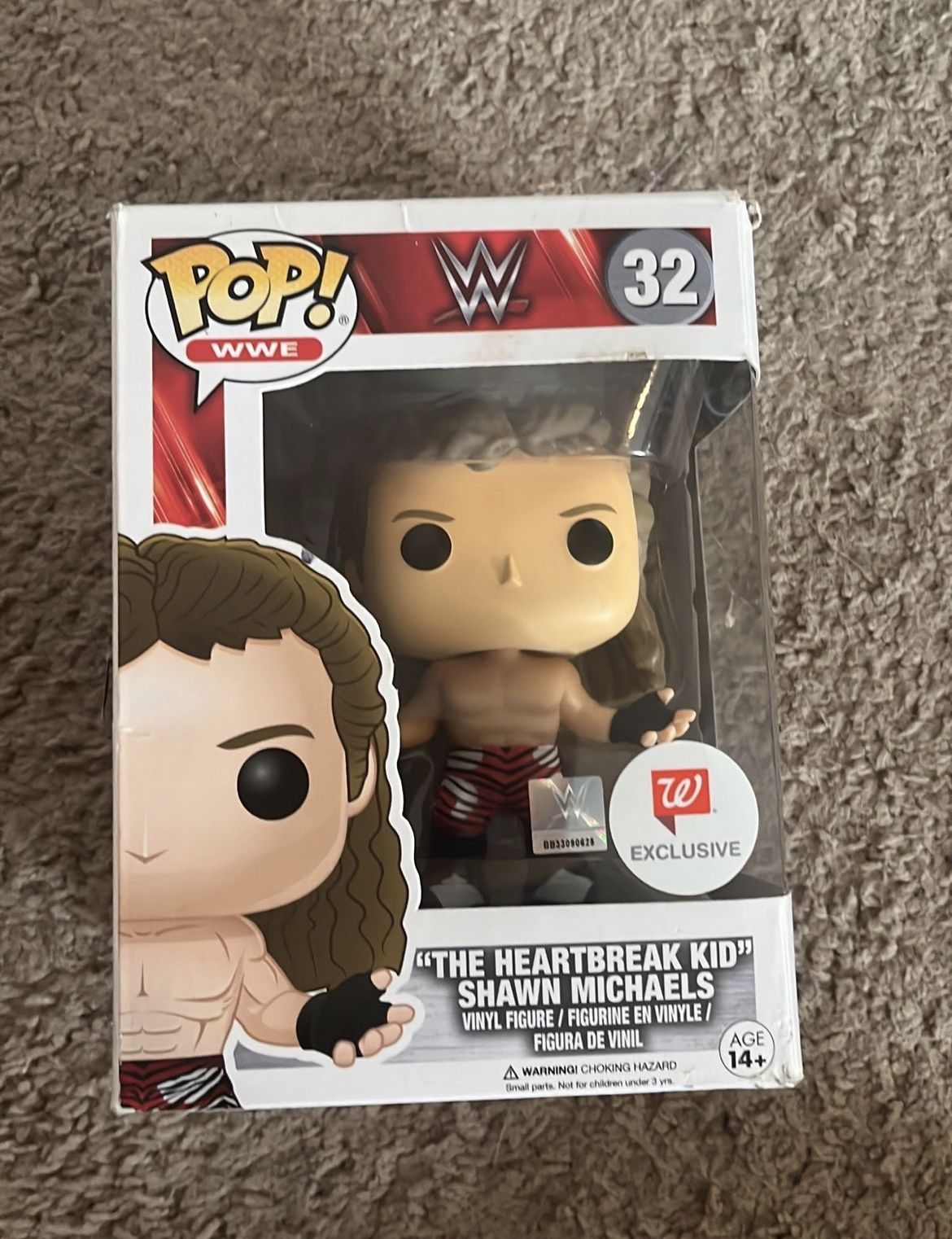 The Heartbreak Kid Shawn Michaels Funko Pop Walgreens