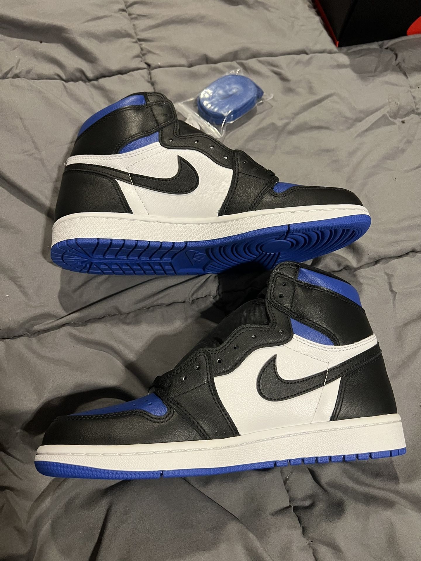 2020 Royal Toe Nike Air Jordan Retro High OG Black Men's