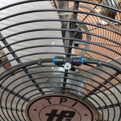 Industrial fan.