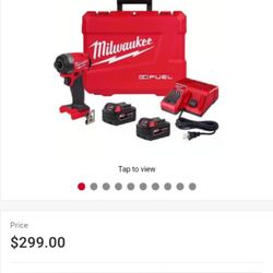 Milwaukee M18 Fuel Impact Drill With Battery 
