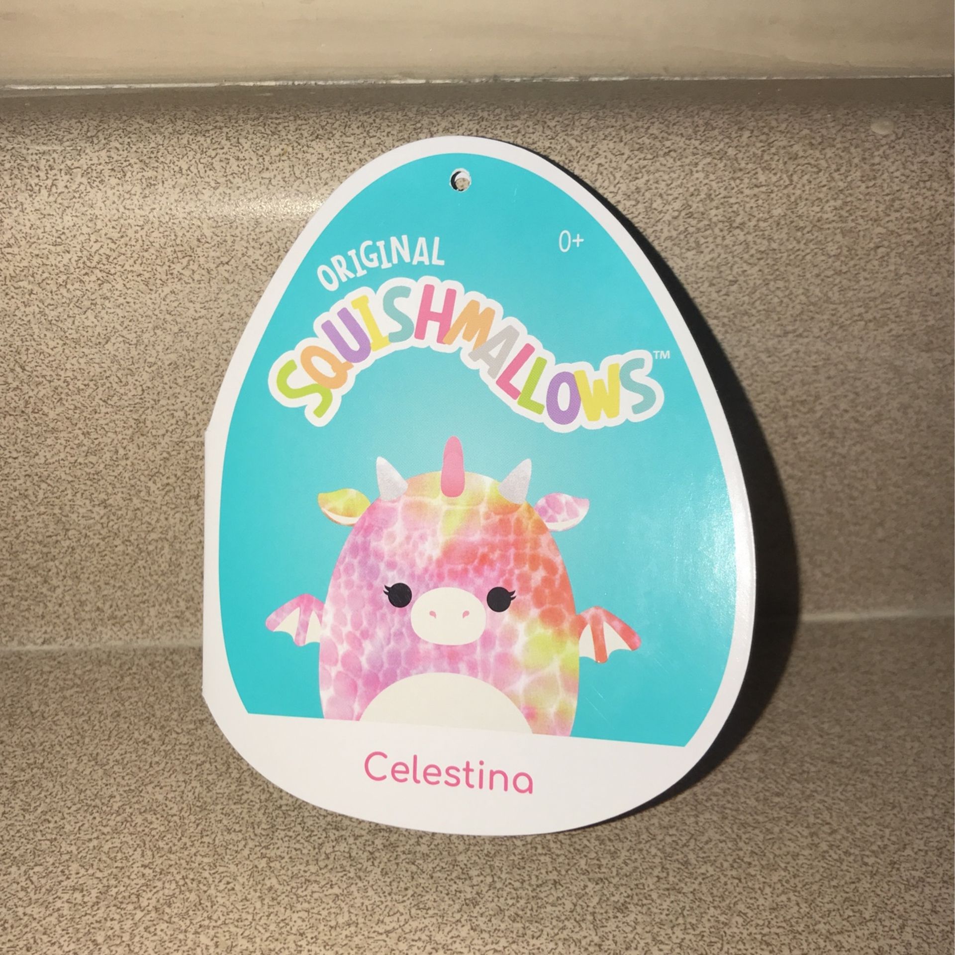 Squishmallows Celestina Dragon Tag