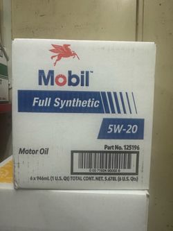 Mobil Full Synthetic Motor Oil 5W-20