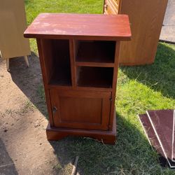 Wood Shelves Cabinet 