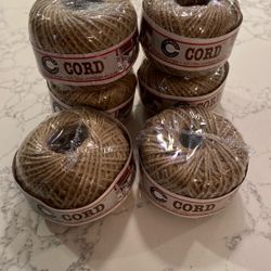 Jute Cord- 6 Packages 225ft Each
