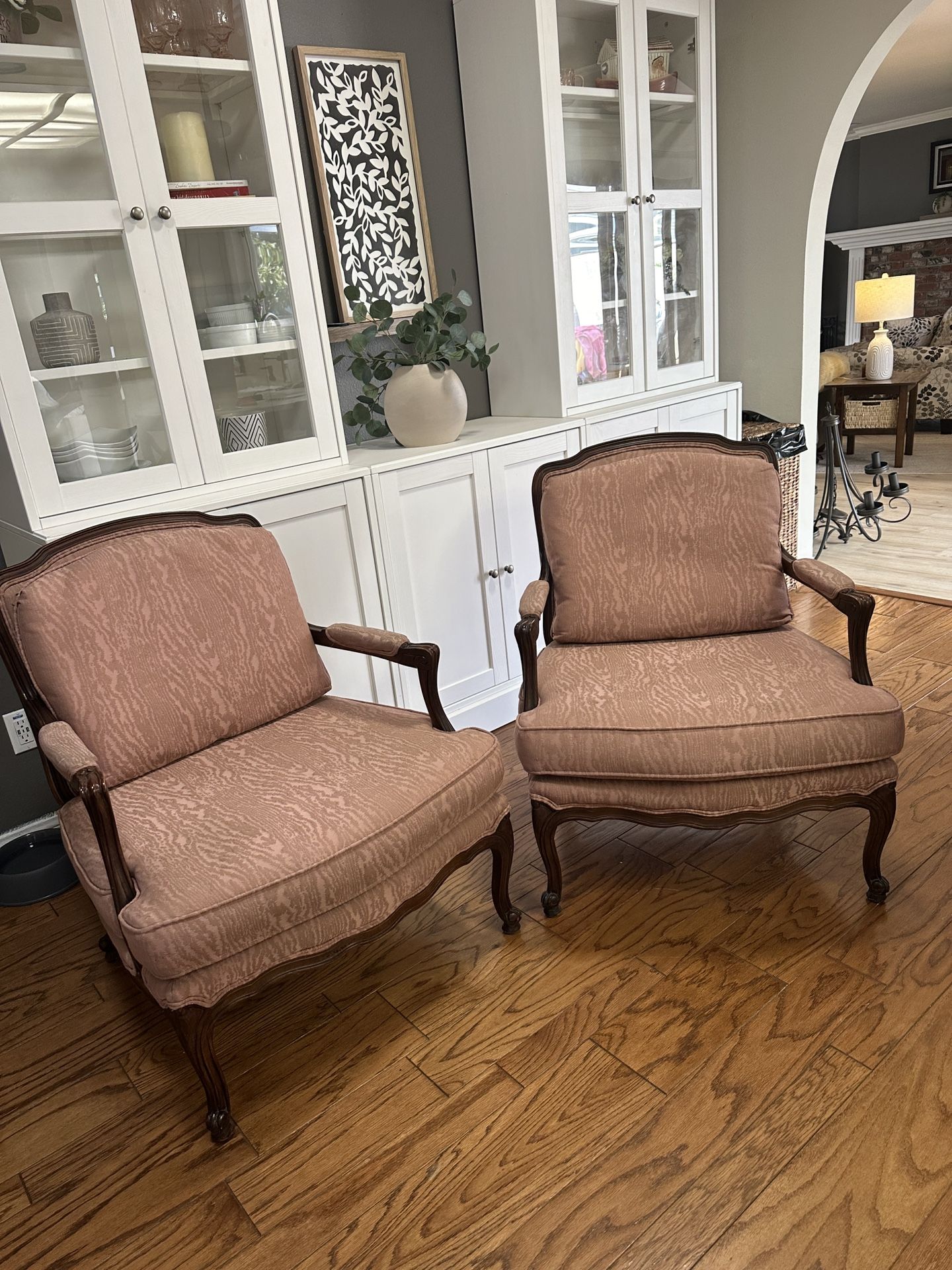 Set of Vintage Cherry Wood Chairs