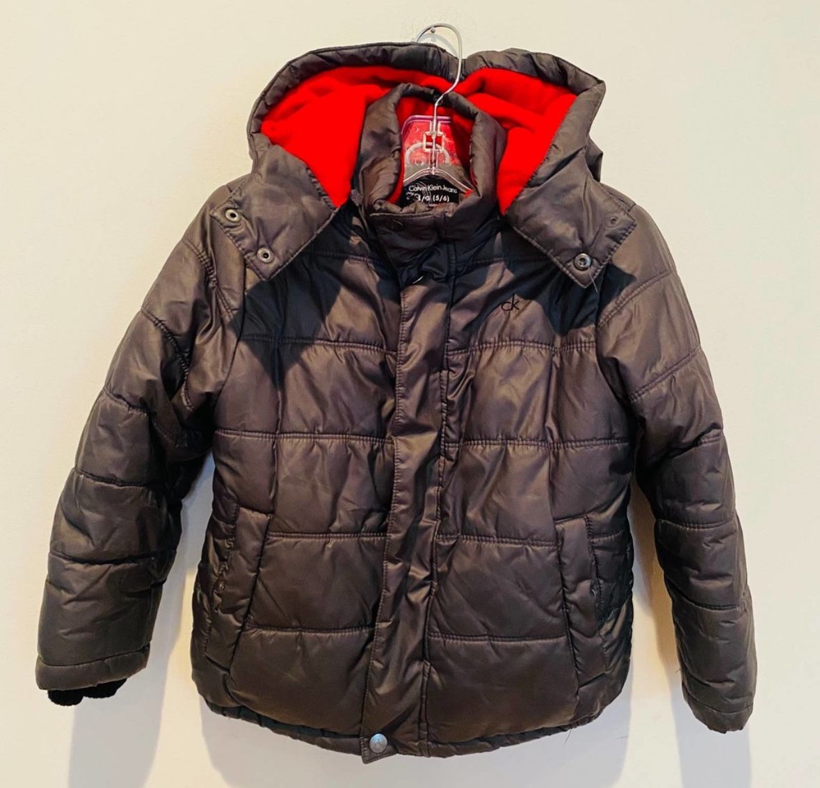 Calvin Klein Jeans Hooded Puffer Winter Jacket