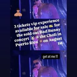 Bad Bunny Tickets