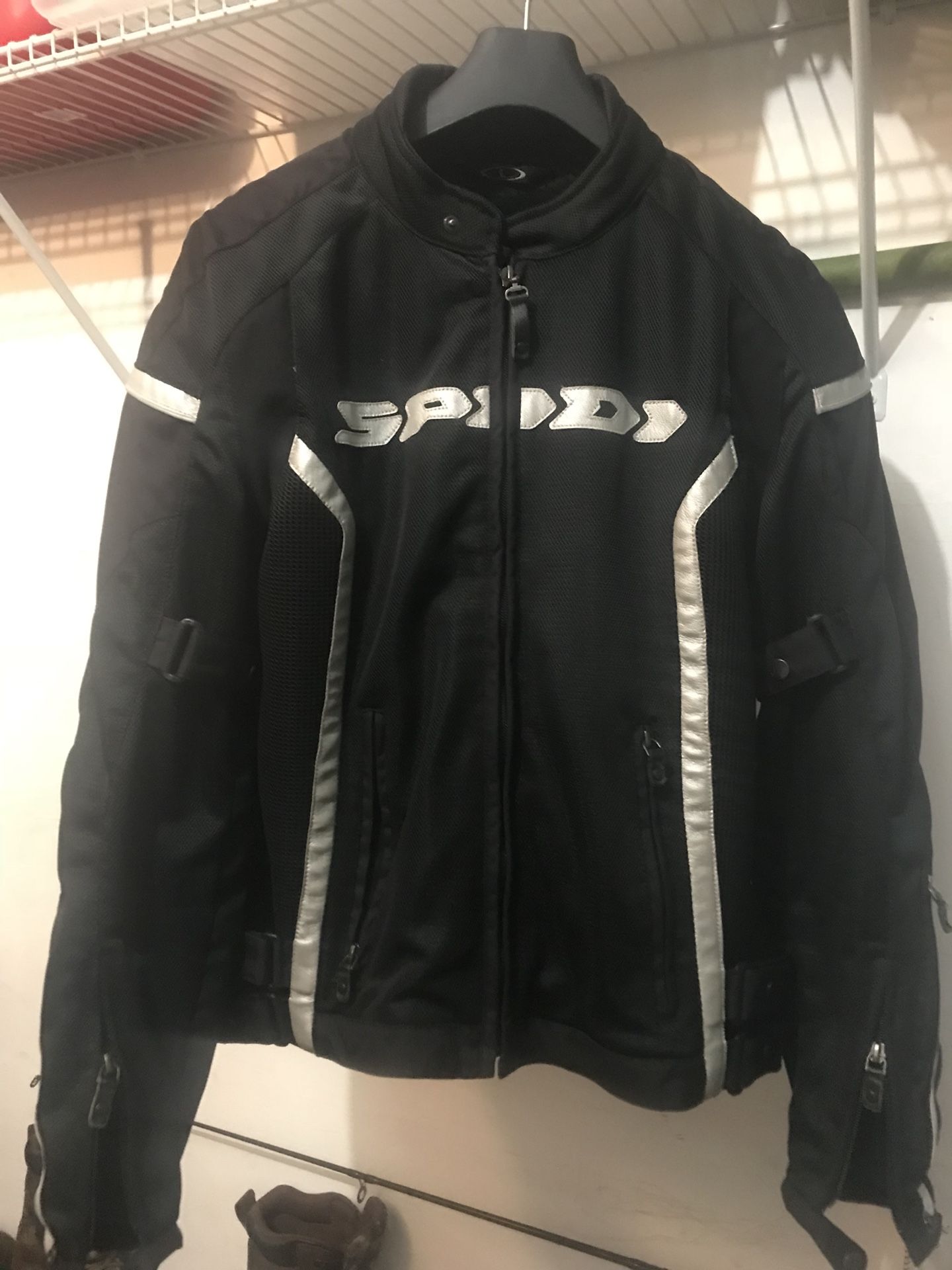 SPIDI Motorcycle Jacket. Very Comfortable with Protector paddings inside. Excellent condition.