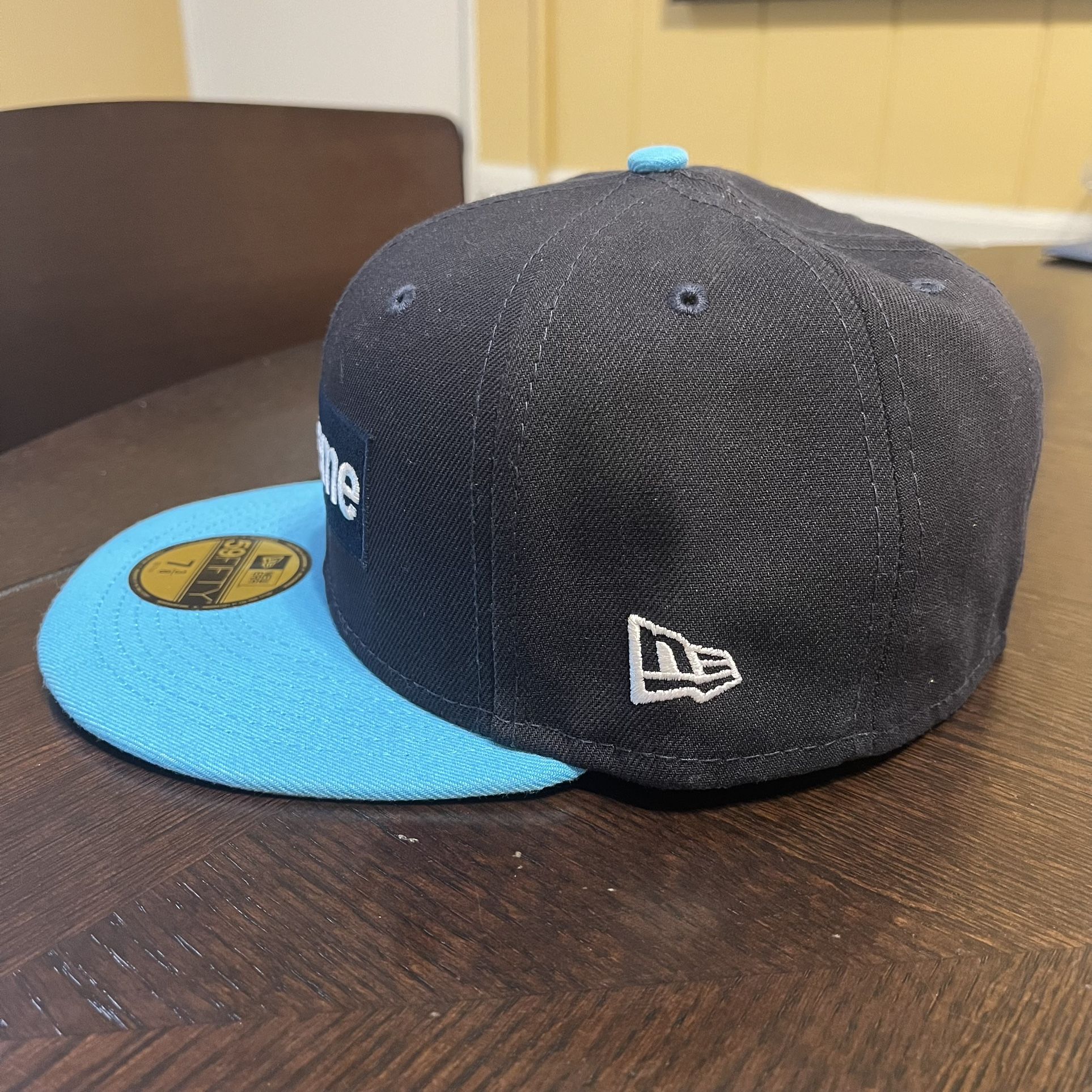 Supreme - Blue 2-Tone Box Logo - New Era Fitted (SS22) - 7 3/8 for