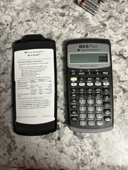 Texas Instruments BA II Plus Calculator