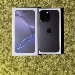 iPhone 16 Pro Max | 256GB | Black Titanium | Factory Unlocked