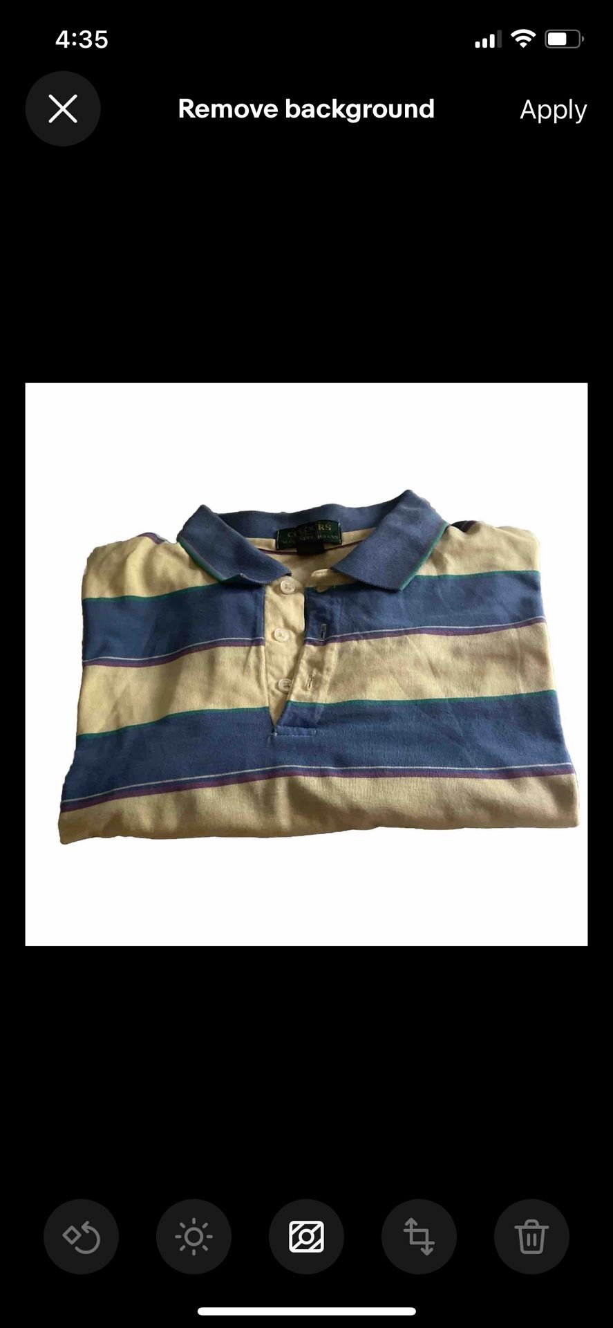 Colors Casual Shirt By Alexander Julian Size L Made USA 100%cotton Vintage