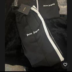Black Palm Angels Tracksuit Men Size (Pants - S& Jacket - S) SUPER RARE!