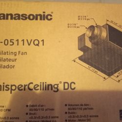 Panasonic Whisper Ceiling DC