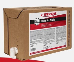 ✨ BETCO HARD AS NAILS FLOOR FINISH ✨  Professional commercial floor finish – 5 Gallon  ✔ Self-healing formula ✔ High gloss shine ✔ Scratch resistant ✔