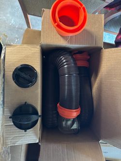 Camco RhinoFLEX 15ft RV sewer hose kit