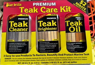 Star Brite Premium Teak Care Kit - New