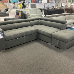 💥TAX SEASON SALE FURNITURE 🔥 STUNNING SOFA SLEEPER WITH STORAGE OTTOMAN 45% OFF RETAIL 🤯